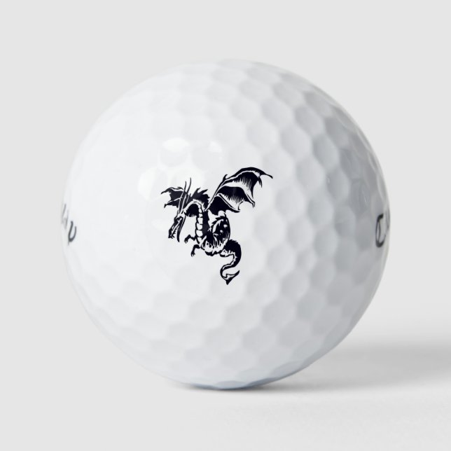 Flying Dragon Design Golfball (Vorderseite)