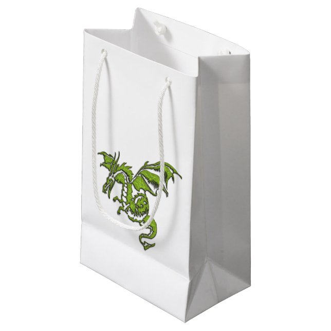 Flying Dragon Design Kleine Geschenktüte (Vorderseite Schrägansicht)