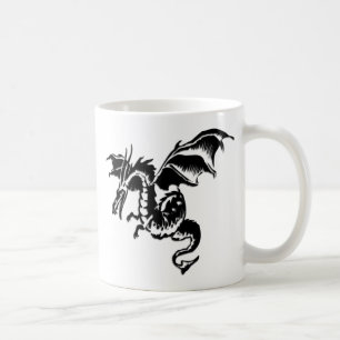 Flying Dragon Design White Kaffeetasse