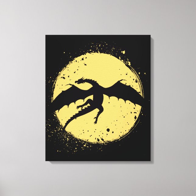 Flying Dragon Leinwanddruck (Vorderseite)