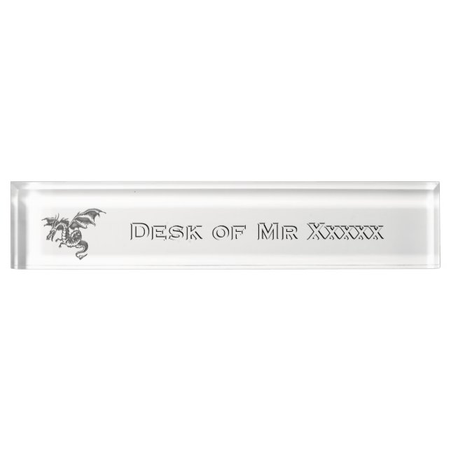 Flying Dragon Name Plate Namensplakette (Vorderseite)