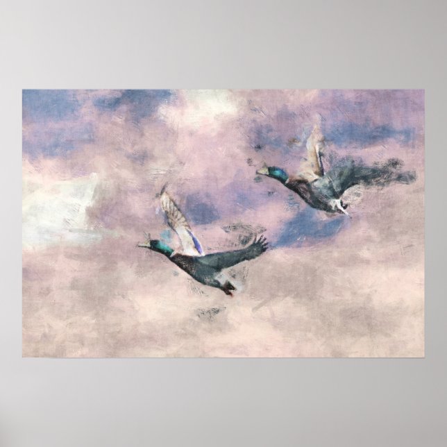Flying Ducks Poster (Vorne)