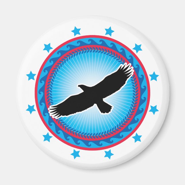 Flying Eagle Magnet (Vorne)