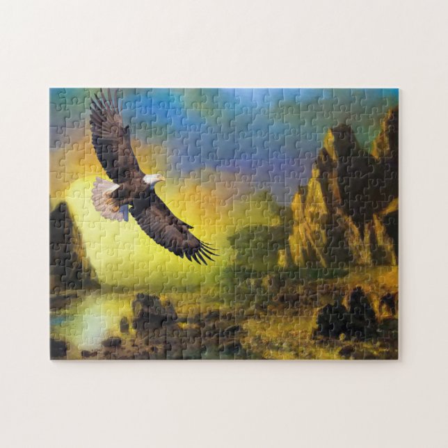 Flying Eagle Puzzle (Horizontal)
