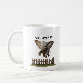 Flying Elephant Mug – Get Over It Kaffeetasse