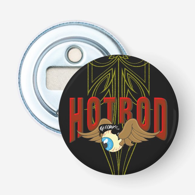 Flying Eyeball-Frisierte Auto Flaschenöffner (Vorderseite)