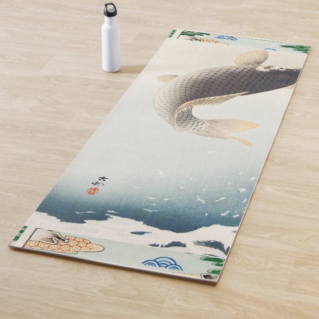 FLYING FISH JAPANESE DRUCKEN YOGA MAT YOGAMATTE (Beispiel)
