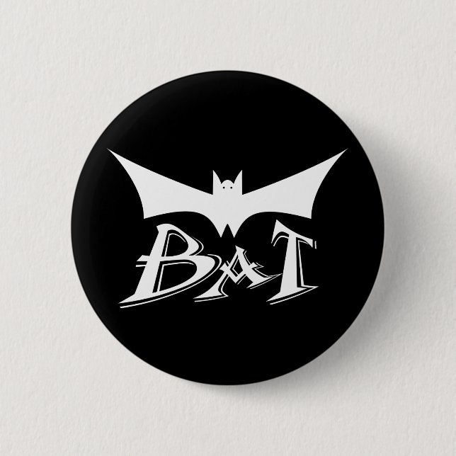Flying Fledermaus Button (Vorderseite)