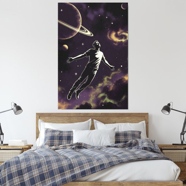Flying For Photons Leinwanddruck (Insitu (Schlafzimmer))