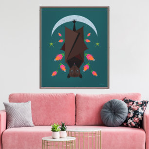 Flying Fox Aquamarin 20x24 Stretched Leinwand Gicl