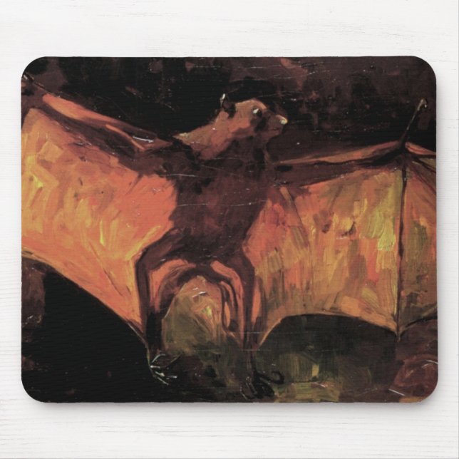 Flying Fox Bat von Vincent van Gogh Mousepad (Vorne)