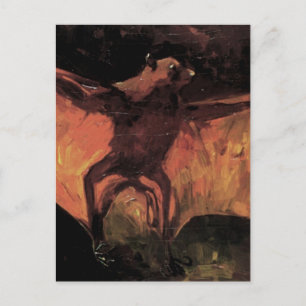 Flying Fox Bat von Vincent van Gogh Postkarte