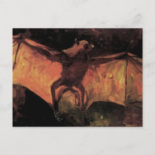 Flying Fox Bat von Vincent van Gogh Postkarte