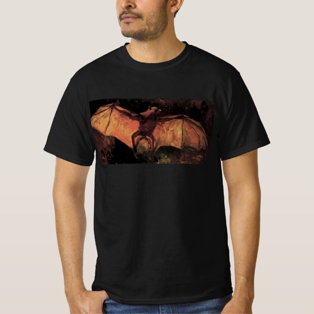 Flying Fox Bat von Vincent van Gogh T-Shirt (Vorderseite)