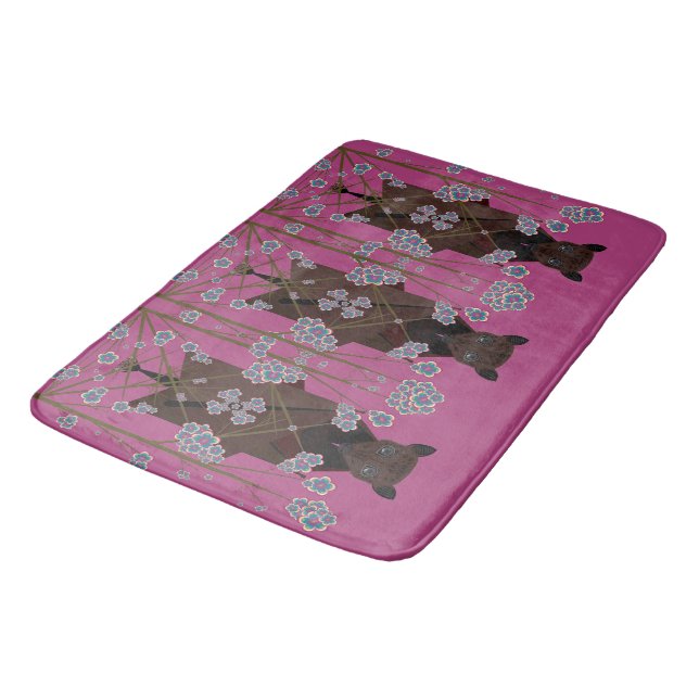 Flying Fox Boysenberry Bathmat Badematte (Schrägansicht)