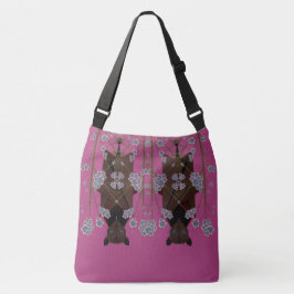 Flying Fox Boysenberry Crossbody Bag (2 Größen) Tragetaschen Mit Langen Trägern