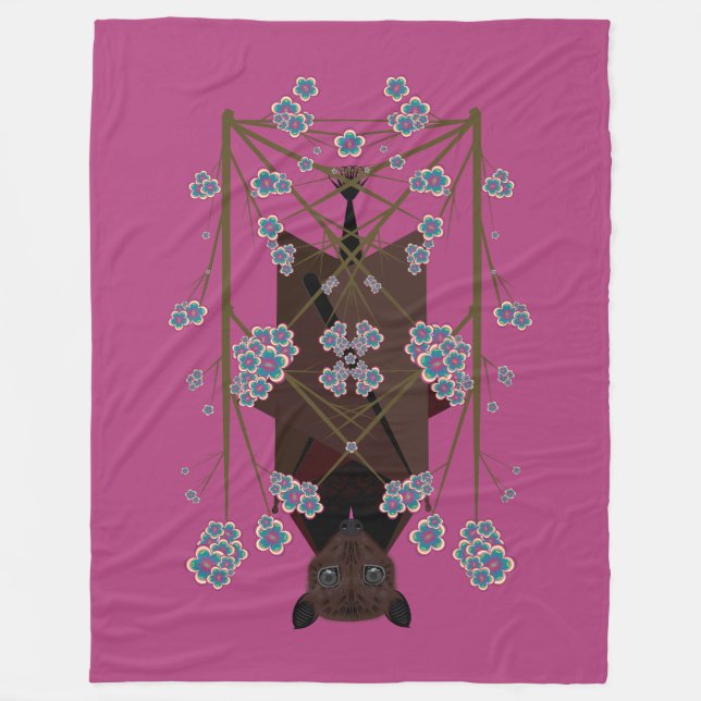 Flying Fox Boysenberry Fleece Blanket (3 Größen) (Vorderseite)