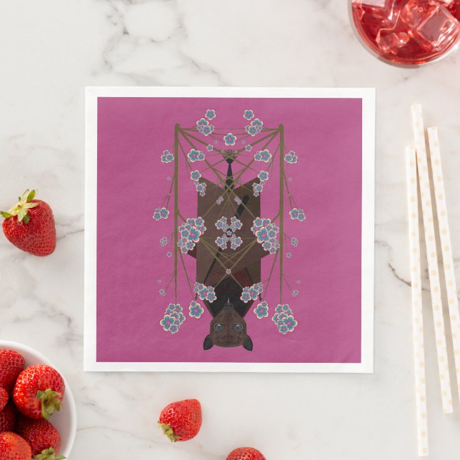 Flying Fox Boysenberry Paper Napkins Serviette (Beispiel)