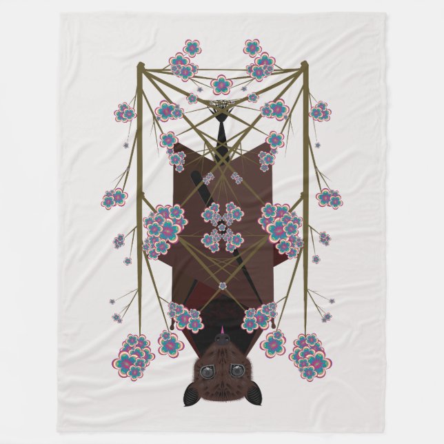 Flying Fox Fleece Blanket (3 Größen) (Vorderseite)