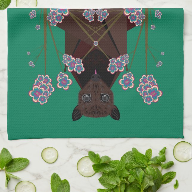 Flying Fox Jade Kitchtuch Geschirrtuch (Gefaltet)
