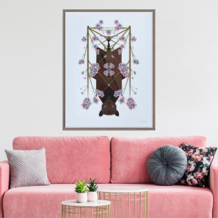 Flying Fox Sky 18x24 Stretched Leinwand Giclée Pri