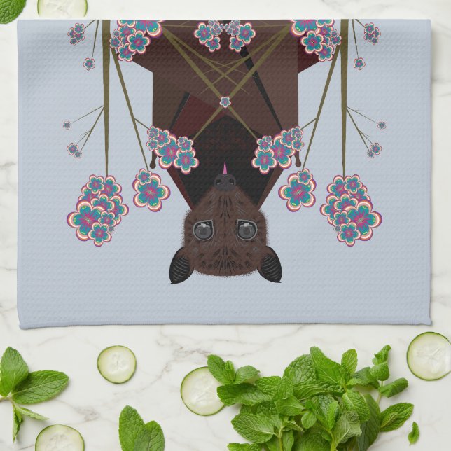 Flying Fox Sky Blue Kitchtuch Geschirrtuch (Gefaltet)