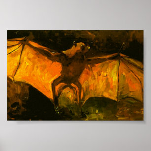 Flying Fox Van Gogh Kunstmalerei Poster