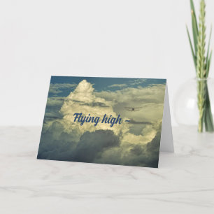 FLYING-GRATULATIONSKARTE DANKESKARTE