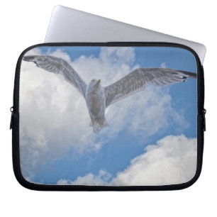 Flying Gull Bird Wildlife Birdlover Geschenk Laptopschutzhülle