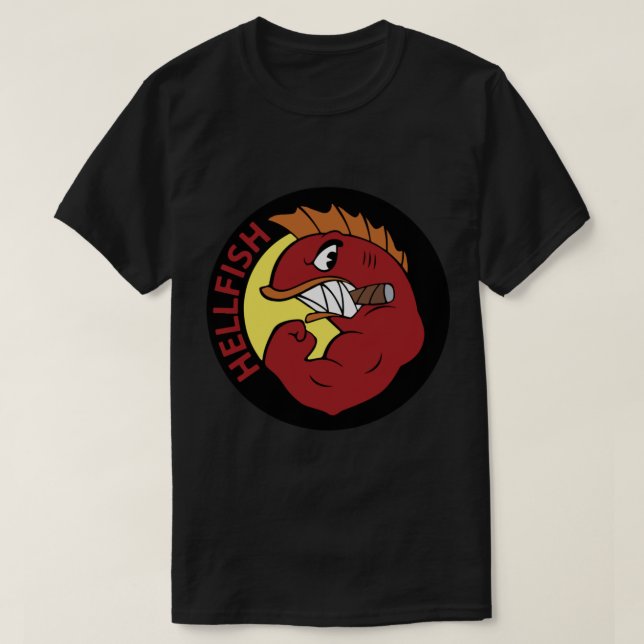 Flying Hellfish Classic T - Shirt Copy (Design vorne)