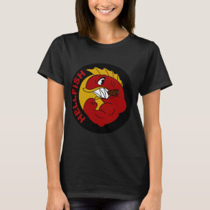 Flying Hellfish-Tätowierung T-Shirt