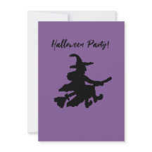 Flying Hexe auf Lila