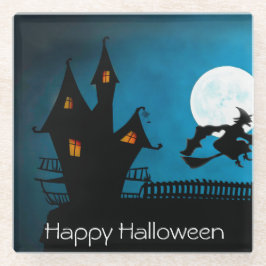 Flying Hexe Glasuntersetzer