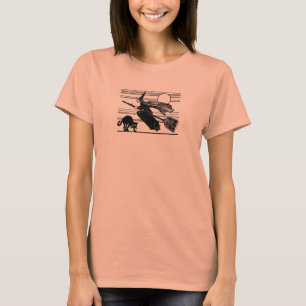 Flying Hexe Happy Halloween Shirt