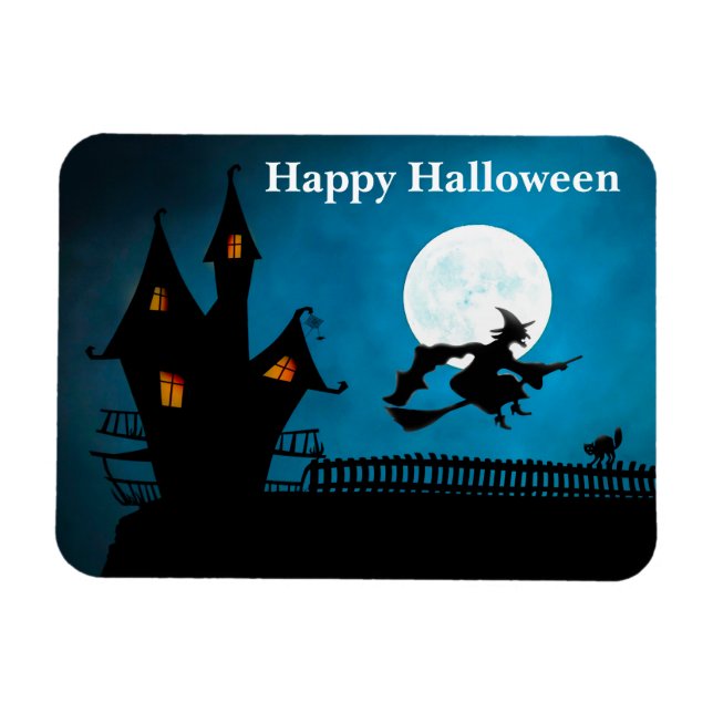 Flying Hexe Magnet (Horizontal)