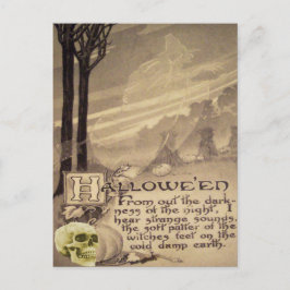 Flying Hexe Postkarte