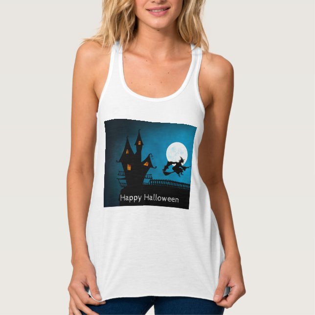 Flying Hexe Tank Top (Vorderseite)