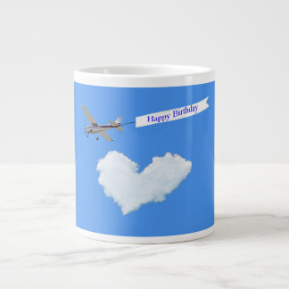 Flying High Birthday Banner Jumbo-Tasse