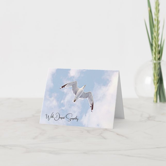 Flying High - Blank Sympathic Card Karte (Vorderseite)