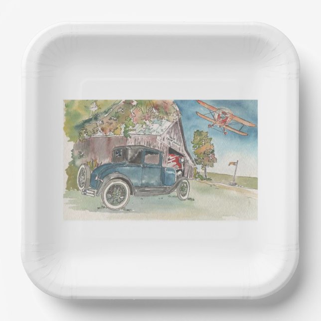 Flying High Pappteller (Vorderseite)