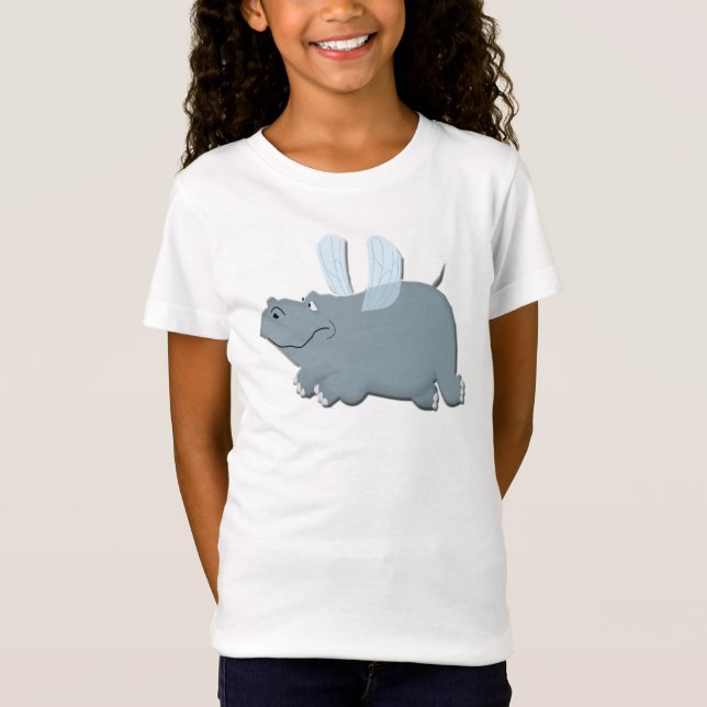 Flying Hippo T-Shirt (Vorderseite)
