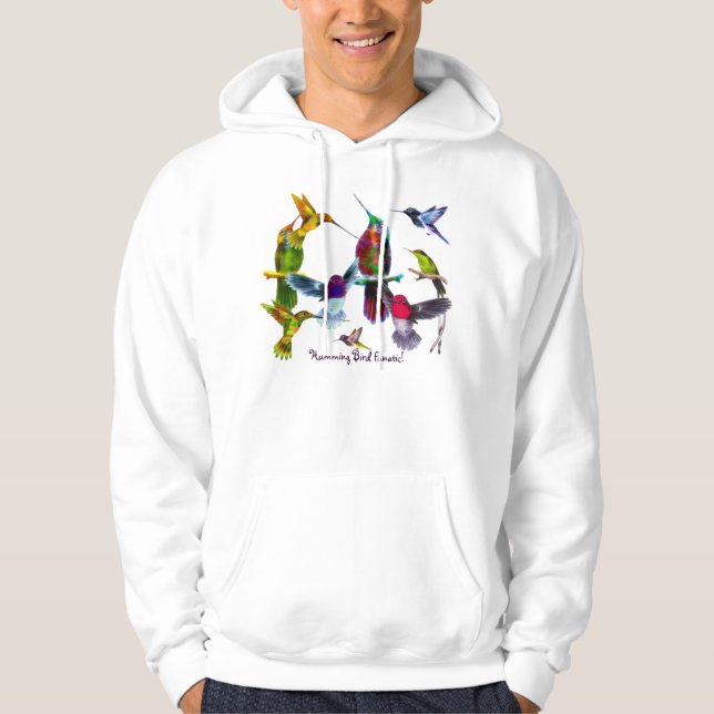 FLYING HUMMING BIRDS FUN HOODIE (Vorderseite)