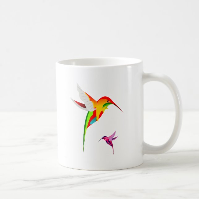 Flying Hummingbirds Kaffeetasse (Rechts)
