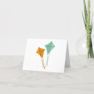 Flying Kites Dankeskarte