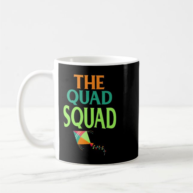 Flying Kites Quad Squad Kaffeetasse (Links)