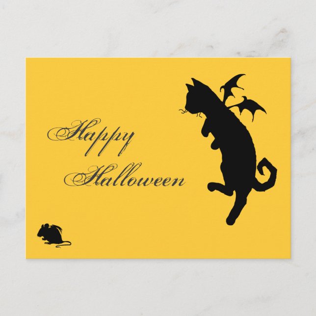 Flying kitty postkarte (Vorderseite)