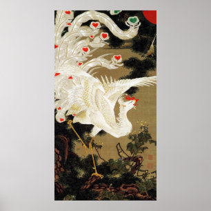 FLYING-LIEBE PHOENIX, Federn, HerzValentinstag Poster