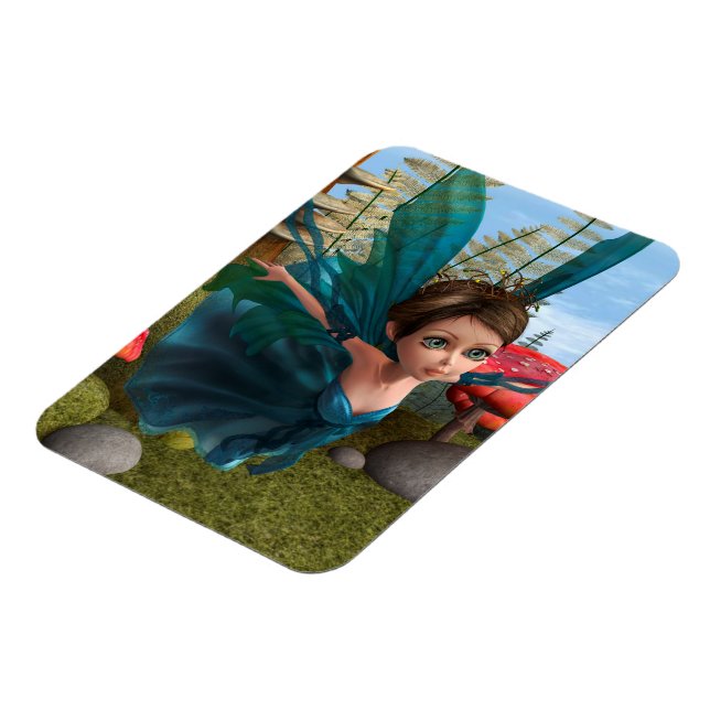 Flying Little Fairy Butterfly Magnet (Linke Seite)