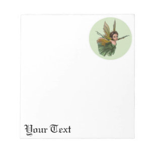 Flying Little Fairy Butterfly Notizblock