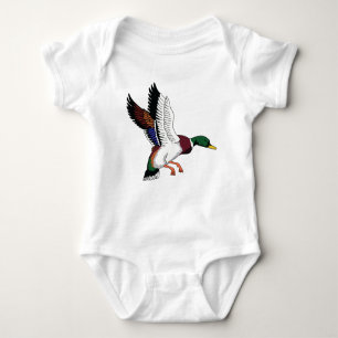 Flying Mallard Baby Strampler